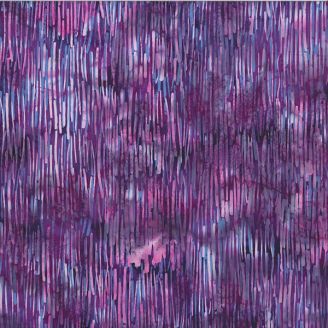 Tissu Batik violet à rayures