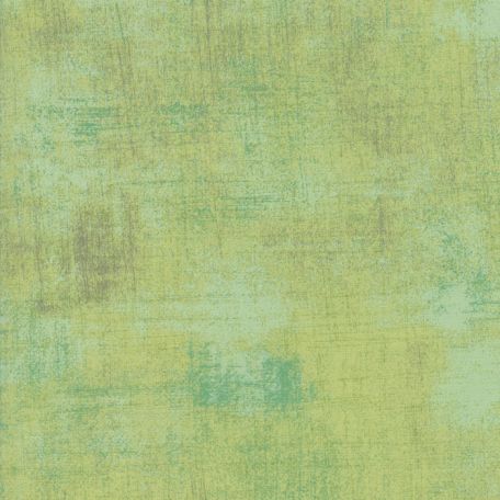 Tissu patchwork faux-uni patiné vert poire - Grunge de Moda