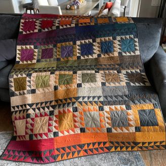 Cottage Cloth I - kit de patchwork de Renee Nanneman