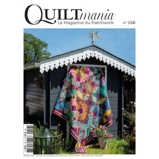 Quiltmania magazine n°156 Juillet/Août 2023