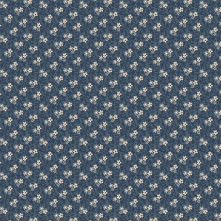 Tissu patchwork bleu à paquerettes Hudson