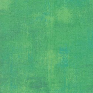 Tissu patchwork faux-uni patiné vert jade crèmeux - Grunge de Moda