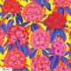 Tissu patchwork Philip Jacobs Rhododendrons jaune rouge