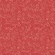 Tissu patchwork rouge feuillages écrus - Tradewinds de Renée Nanneman