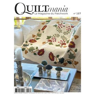 Quiltmania magazine n°157 Septembre/Octobre 2023