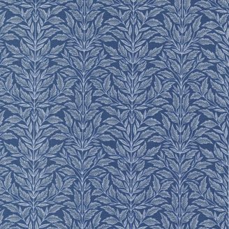 Tissu patchwork bleu foncé buisson - Flower Press