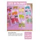 Chats en pyjama - Modèle de patchwork d'Elizabeth Hartman (en anglais)