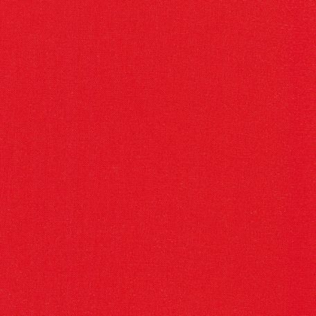 Tissu patchwork grande largeur uni de Kona rouge coquelicot - Poppy