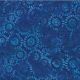 Tissu batik bleu éclosion