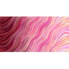 Tissu patchwork ondes en dégradé rose grenat - Gradients Auras