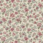 Tissu patchwork écru indienne florale - Antoinette de French General