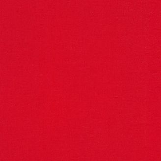 Tissu patchwork uni de Kona rouge - Red