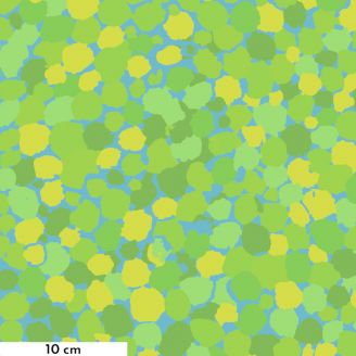 Tissu patchwork Brandon Mably Reflections vert lime BM087