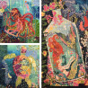Patrons appliqué-collé Tiny collage de Laura Heine - Mer