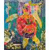 Patrons appliqué-collé Tiny collage de Laura Heine - Mer