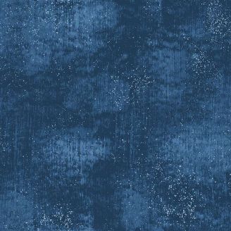 Tissu patchwork faux uni bleu de Prusse - Glaze de Libs Elliott