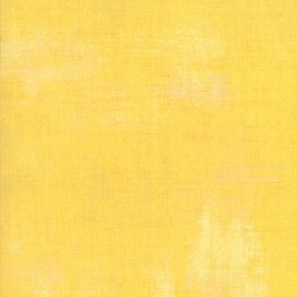 Tissu patchwork faux-uni patiné jaune - Grunge de Moda