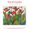 Patron Oiseaux du Paradis en appliqué-collé de Laura Heine (Bird of Paradise) Patron Oiseaux du Paradis en appliqué-collé de Laura Heine (Bird of Paradise)
