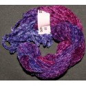 Chenille de soie violet 37