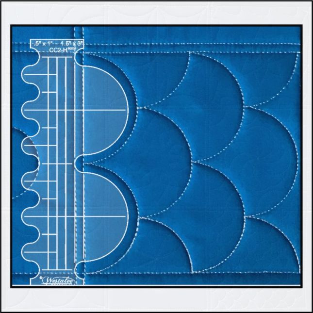 Set de 6 motifs différents - Règles à quilter Westalee Set de 6 motifs différents - Règles à quilter Westalee