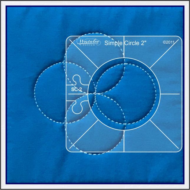 Set de 6 motifs différents - Règles à quilter Westalee Set de 6 motifs différents - Règles à quilter Westalee