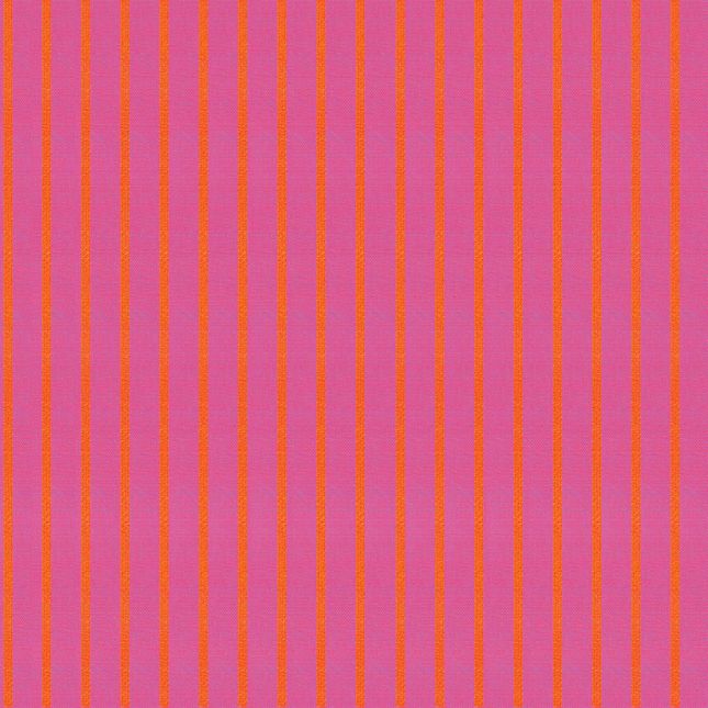 Tissu patchwork magenta rayures tissées oranges Tissu patchwork magenta rayures tissées oranges