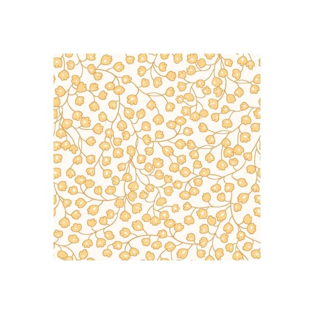 Tissu patchwork blanc vigne jaune clair