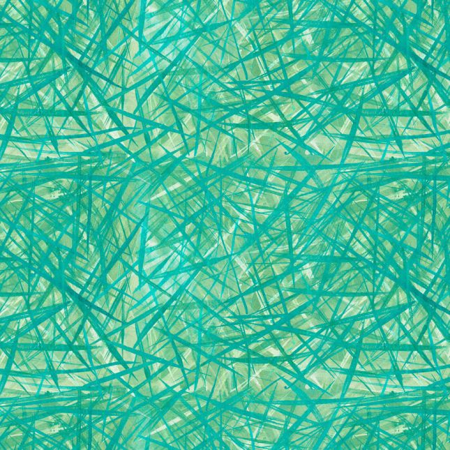 Tissu patchwork vert turquoise enchevêtrements Jazz Tissu patchwork vert turquoise enchevêtrements Jazz