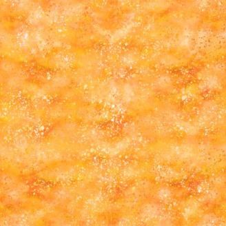 Tissu patchwork faux-uni orange Sew Spring