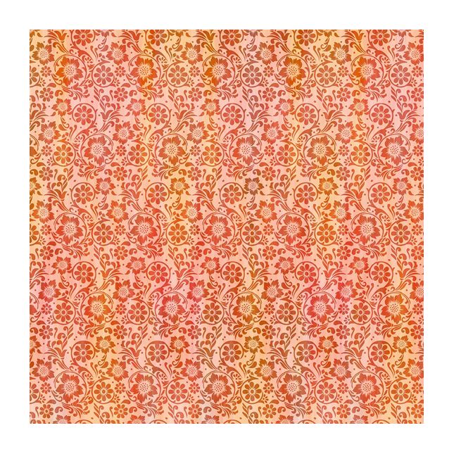 Tissu patchwork orange tonnelle en fleurs Garden of Dreams II Tissu patchwork orange tonnelle en fleurs Garden of Dreams II