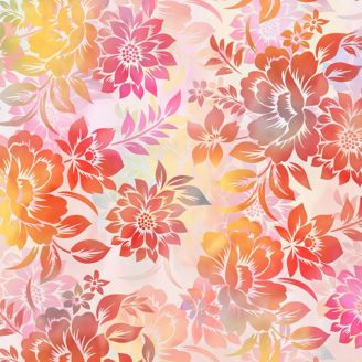Tissu patchwork mutlico rêve de fleurs Garden of Dreams II