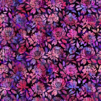 Tissu patchwork éclosion violet Halcyon II