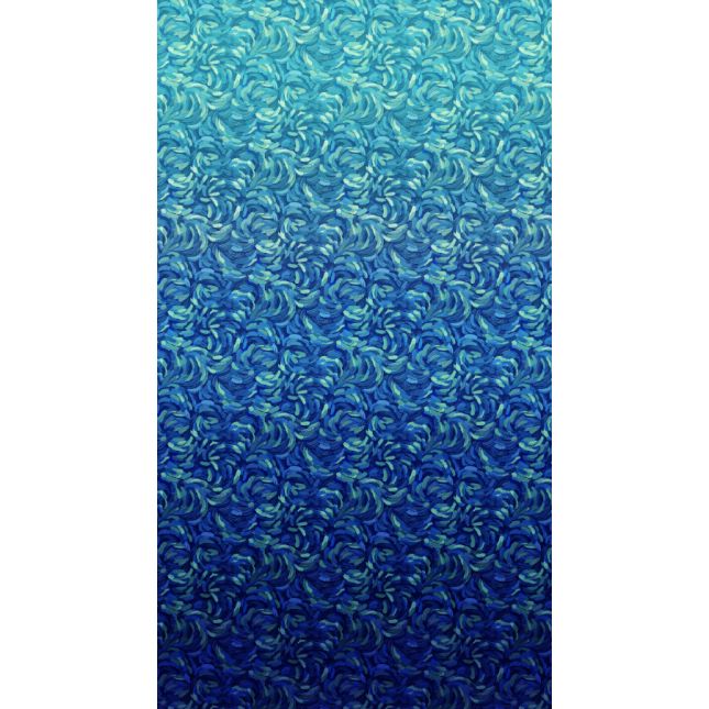 Tissu patchwork dégradé Van Gogh bleu - Starry night Tissu patchwork dégradé Van Gogh bleu - Starry night