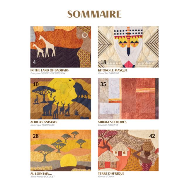 Livre l'Afrique en Patchwork Livre l'Afrique en Patchwork