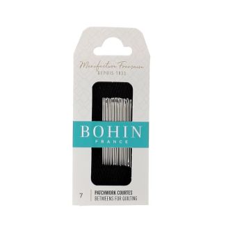 Aiguilles Patchwork courtes n°7 de Bohin