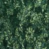 Tissu Batik vert foncé branches ton sur ton