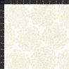 Tissu Batik blanc écru dahlia ton sur ton