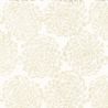 Tissu Batik blanc écru dahlia ton sur ton