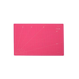 Plaque de coupe rose orangede Bohin - 45 x 30 cm