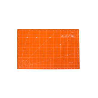 Plaque de coupe rose orangede Bohin - 45 x 30 cm