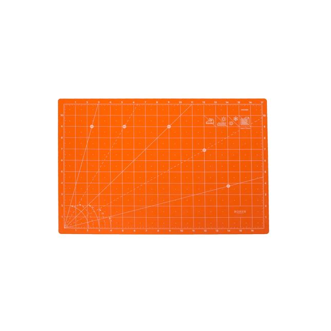 Plaque de coupe rose orangede Bohin - 45 x 30 cm