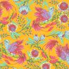 Tissu Tula Pink Phénix Hot Wings jaune d'or - Legendary
