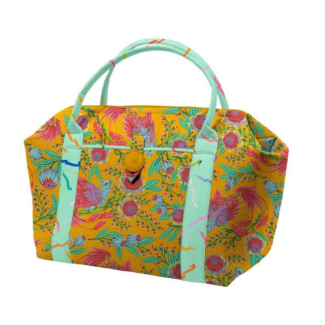 Tissu Tula Pink Phénix Hot Wings jaune d'or - Legendary
