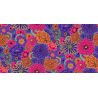 Tissu Kaffe Fassett grandes fleurs Enchanted violet GP172 Tissu Kaffe Fassett grandes fleurs Enchanted violet GP172