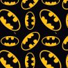Tissu patchwork logo Batman noir Tissu patchwork logo Batman noir