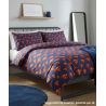 Tissu patchwork logo Superman bleu indigo Tissu patchwork logo Superman bleu indigo
