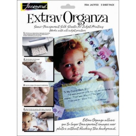 ExtravOrganza - feuilles d'Organza imprimables
