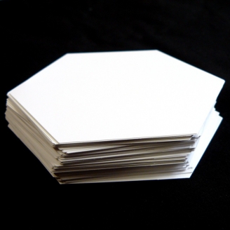 Hexagones de 2 inches (5 cm), Gabarits pour patchwork 