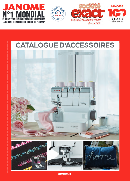Catalogue accessoires Janome